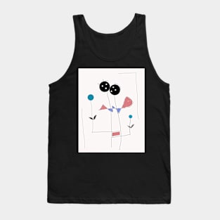 Kids Cheek to Cheek Stick Figure Tank Top